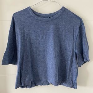 Lululemon blue workout top